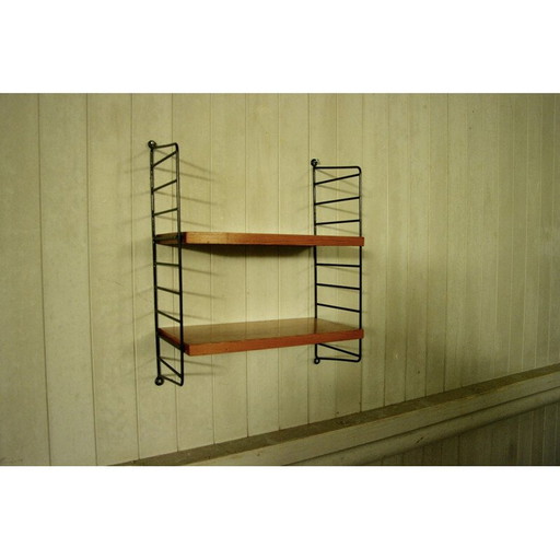 Vintage pine shelf by Nisse Strinning, 1960