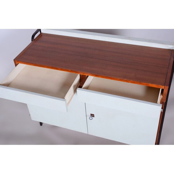 Image 1 of Pair of mid century chest of drawers in mahogany, Central Europe 1950s