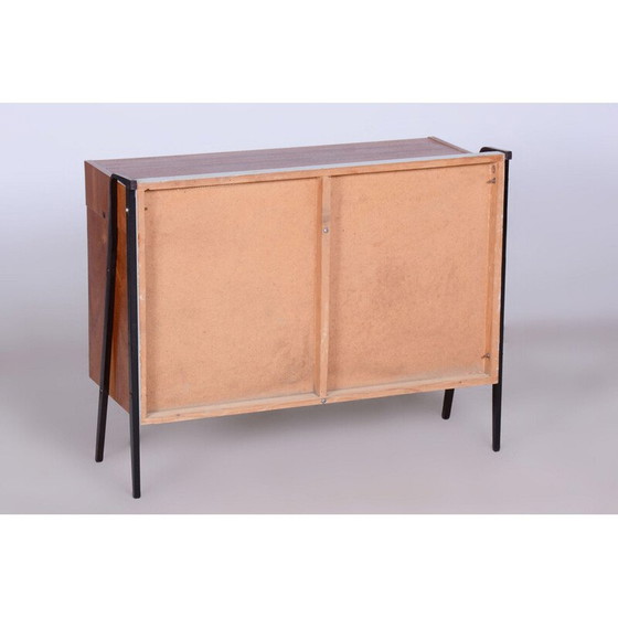 Image 1 of Pair of mid century chest of drawers in mahogany, Central Europe 1950s