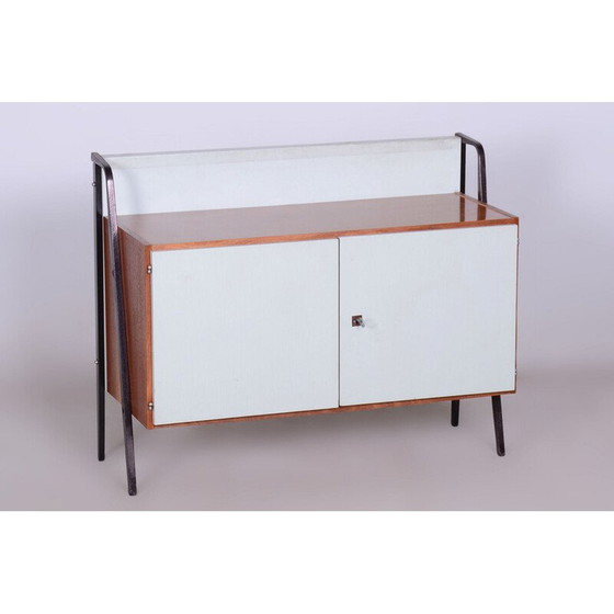 Image 1 of Pair of mid century chest of drawers in mahogany, Central Europe 1950s