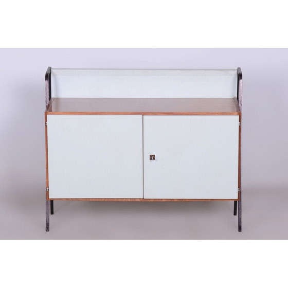 Image 1 of Pair of mid century chest of drawers in mahogany, Central Europe 1950s