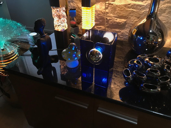 Image 1 of Lampada da tavolo vintage • V.Blue • Space Age • 1970