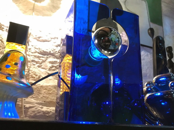 Image 1 of Lampada da tavolo vintage • V.Blue • Space Age • 1970