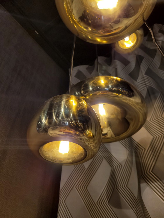 Image 1 of Tom Dixon Void suspension lights set gold