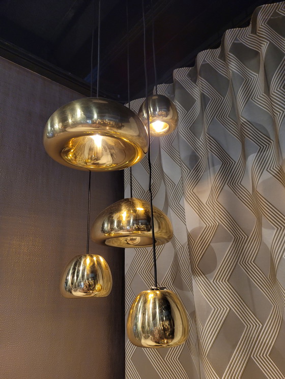 Image 1 of Tom Dixon Void pendant lights set gold