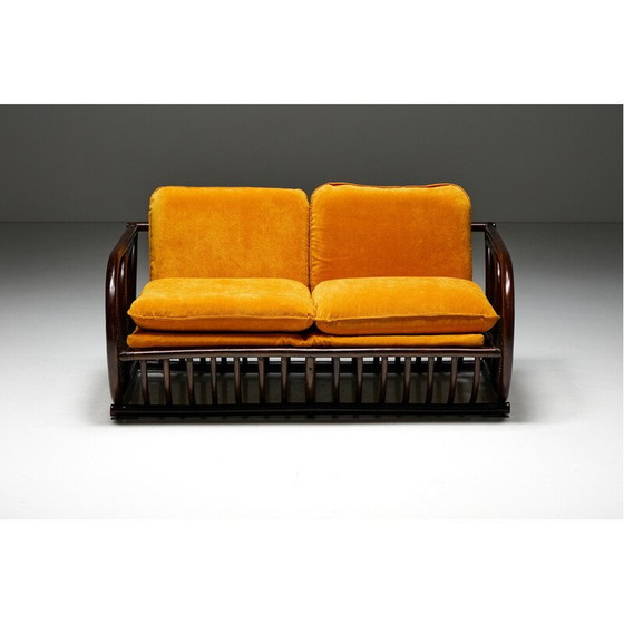 Image 1 of Vintage two-seater bamboo sofa, 1970