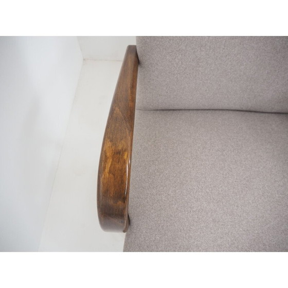 Image 1 of Pair of vintage beechwood armchairs from TonThonet, Czechoslovakia 1960