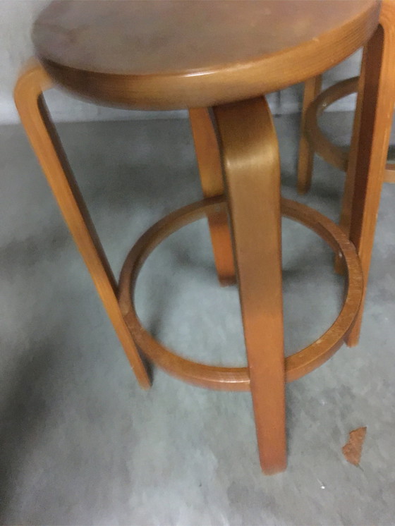 Image 1 of 3x Artes Alvar Aalto high stool