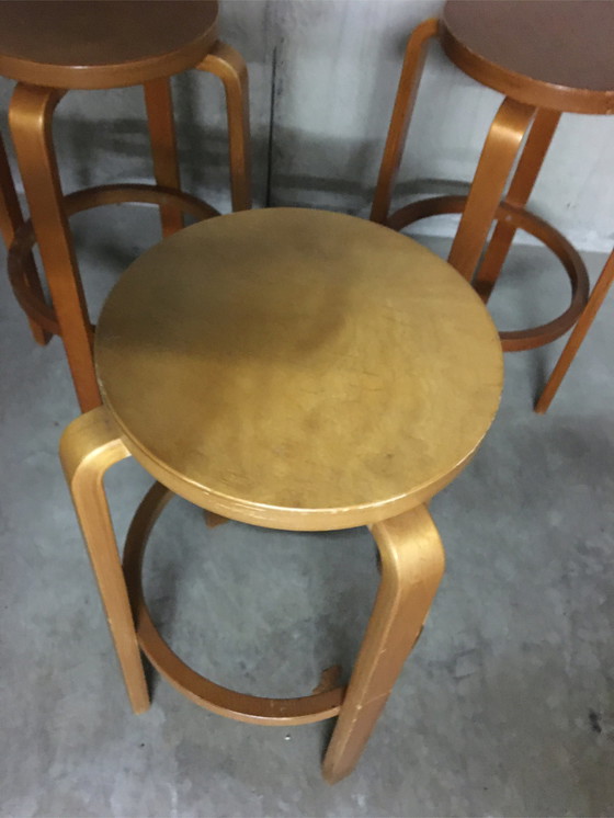 Image 1 of 3x Artes Alvar Aalto high stool