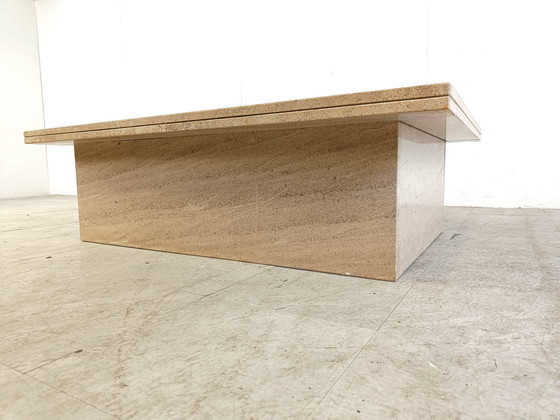 Image 1 of Tavolino da caffè vintage in travertino