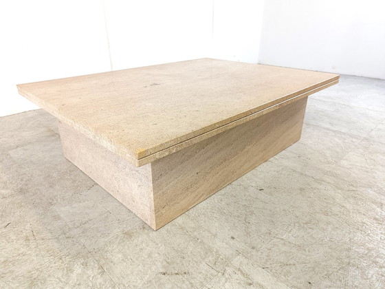 Image 1 of Tavolino da caffè vintage in travertino