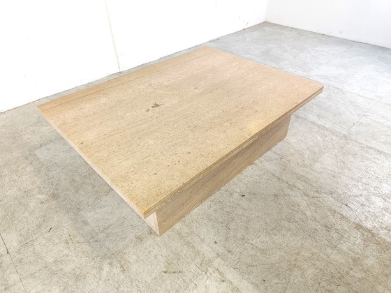 Image 1 of Tavolino da caffè vintage in travertino