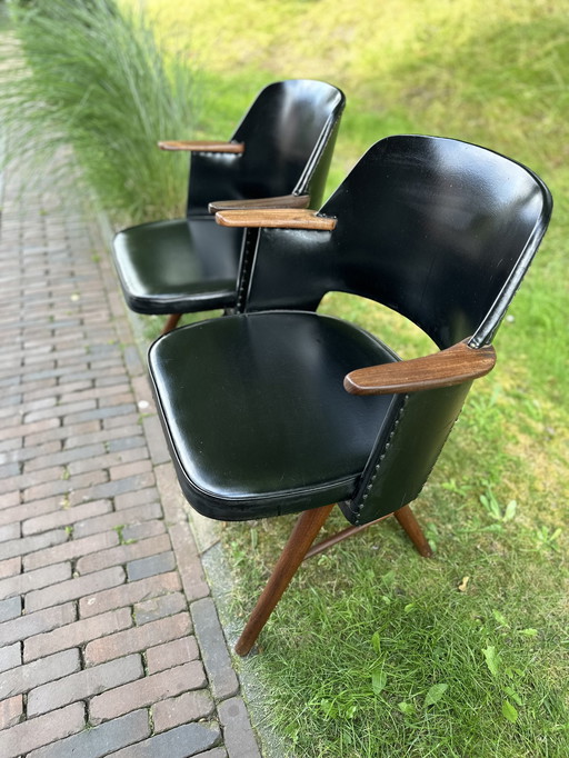 2 x chaise Pastoe FT 30