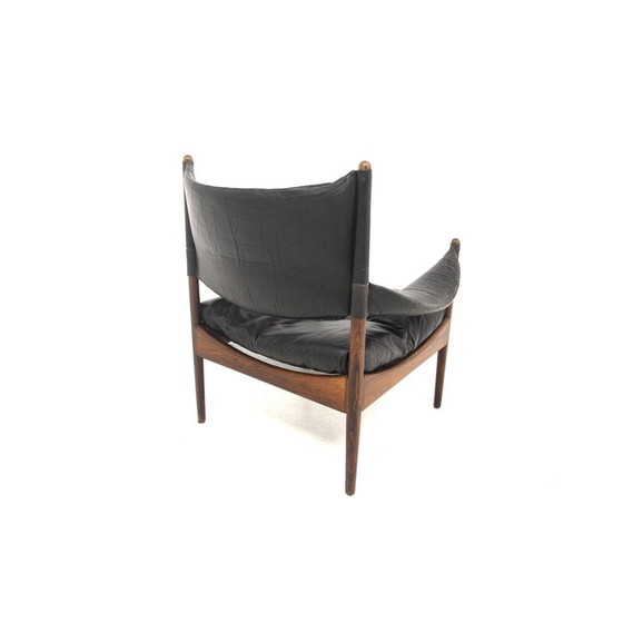 Image 1 of Poltrona vintage in pelle "Modus" di Kristian Vedel per Søren Willadesen Møbelfabrik, Danimarca 1960