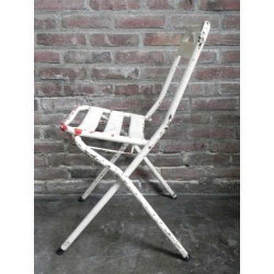 Image 1 of Chaise pliante industrielle en acier