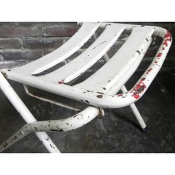 Image 1 of Chaise pliante industrielle en acier