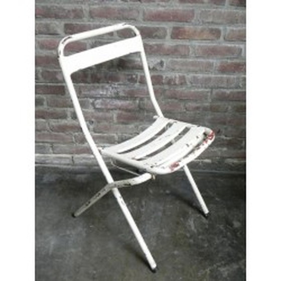 Image 1 of Industrial steel folding chair 