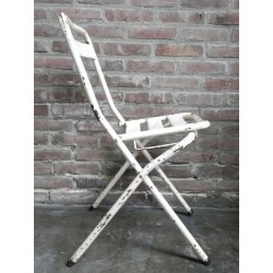 Image 1 of Chaise pliante industrielle en acier