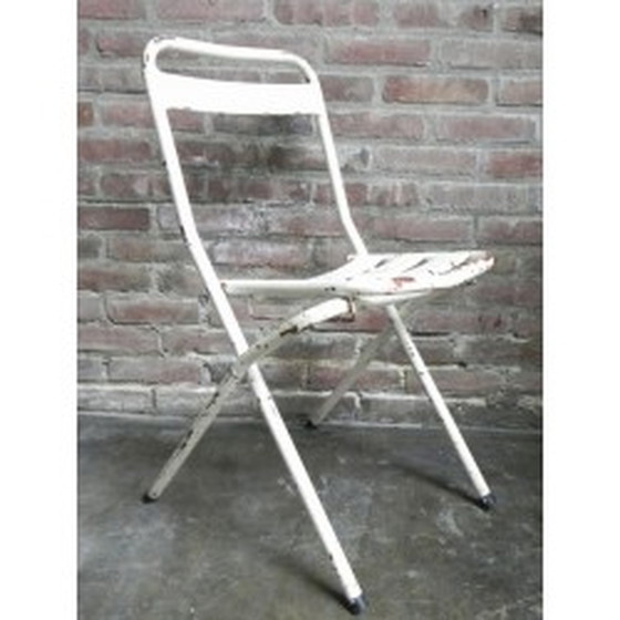 Image 1 of Industrial steel folding chair 