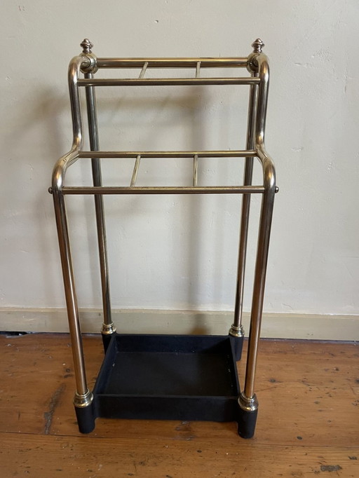 Vintage Umbrella Stand Umbrella Stand Brass Art Deco 1930s French