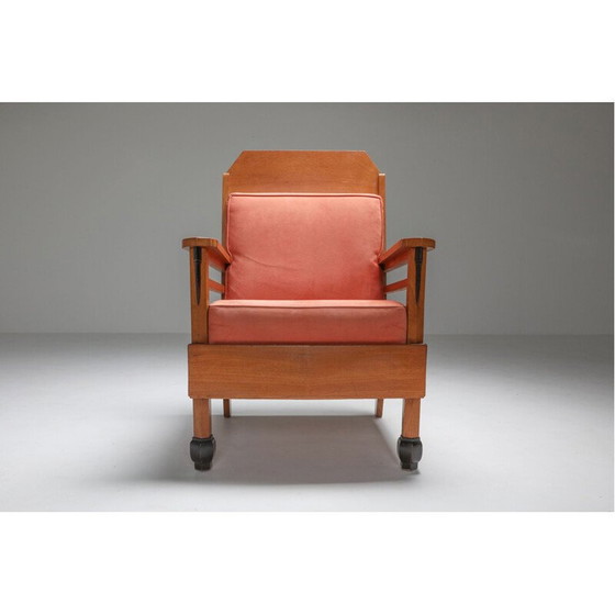 Image 1 of Pair of vintage Club Chairs Art Deco  Europe 1960s