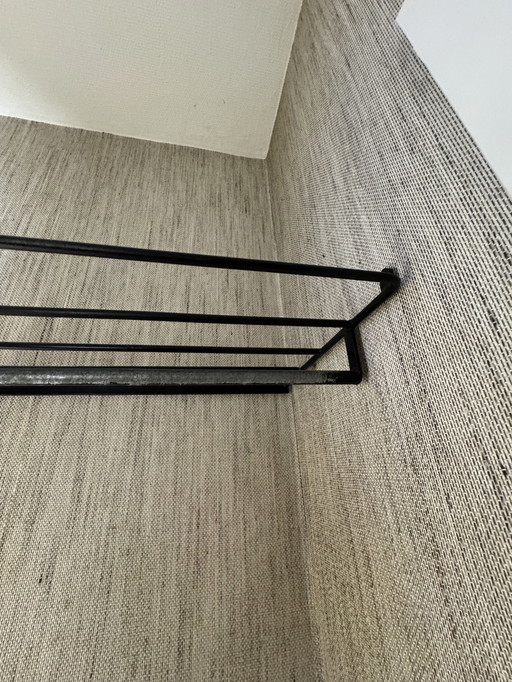 Cast iron hat shelf