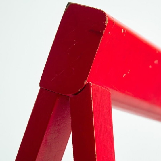 Image 1 of Pair of vintage beechwood foldable chairs by Aldo Jacober for Alberto Bazzani, 1960s