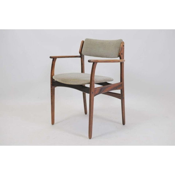 Image 1 of Set di 4 poltrone vintage Erik Buch modello 50 in palissandro - Inc. Reupholstery anni '60