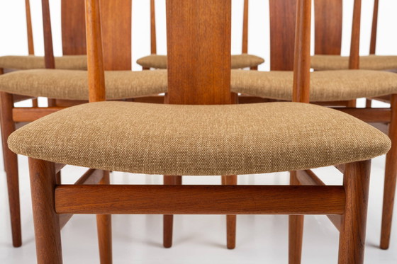 Image 1 of Dining Chairs By Henning Sørensen For Danex, Denmark, 1960S, Set Of 6