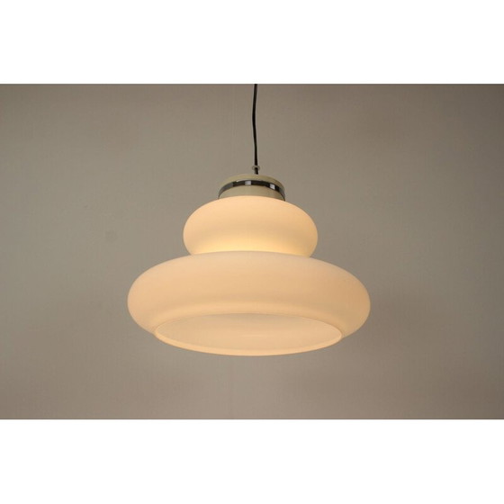 Image 1 of Vintage glass suspension by Napako, Czech 1960