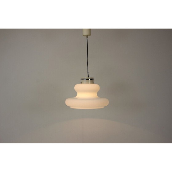 Image 1 of Vintage glass suspension by Napako, Czech 1960