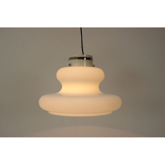 Image 1 of Vintage glass suspension by Napako, Czech 1960