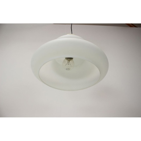 Image 1 of Vintage glass suspension by Napako, Czech 1960