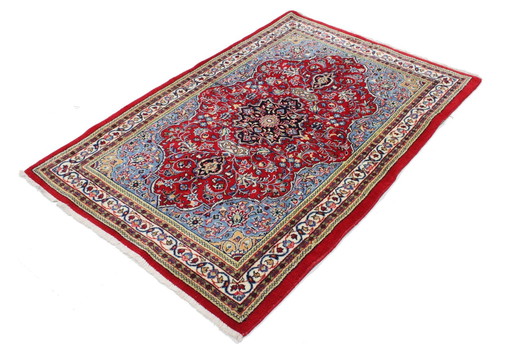 Original hand-knotted Persian carpet Sarough Fine 156 X 110 Cm Top condition