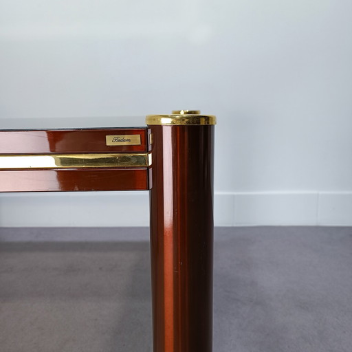 Fedam bordeaux & gold coffee table