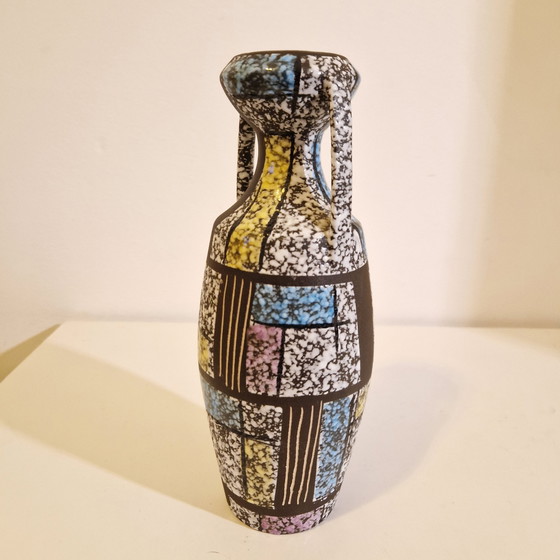 Image 1 of Bodo Mans Ceramic Vase Paris For Bay Keramik