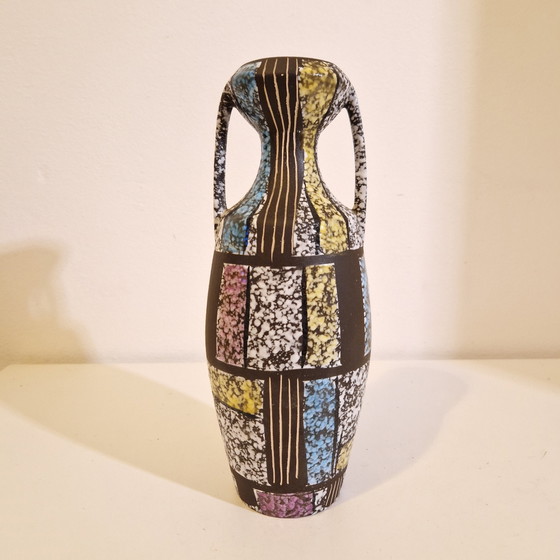 Image 1 of Bodo Mans Ceramic Vase Paris For Bay Keramik