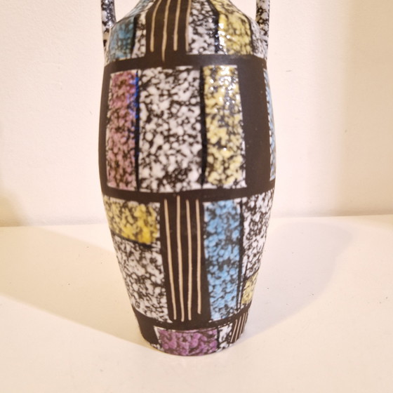 Image 1 of Bodo Mans Ceramic Vase Paris For Bay Keramik