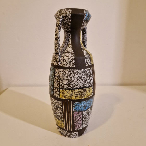 Image 1 of Bodo Mans Ceramic Vase Paris For Bay Keramik