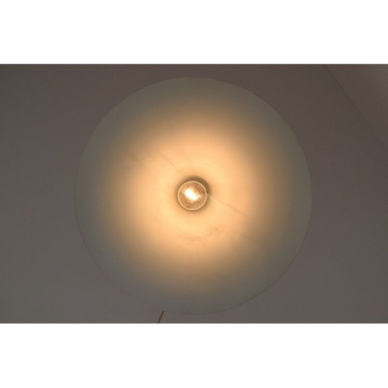 Image 1 of Vintage orange lacquered metal suspension, Germany 1980