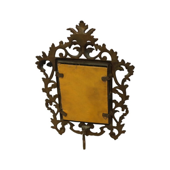 Image 1 of Petit miroir français en laiton