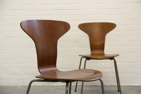 Image 1 of Set Of 7 ‘Mosquito’ Chairs Model 3105 – Arne Jacobsen – Fritz Hansen