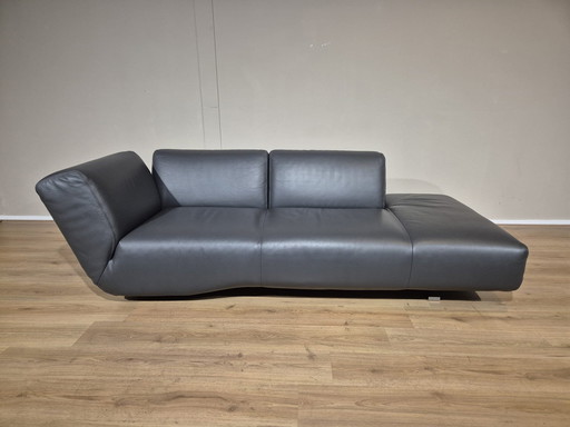 Leolux Rising Dunes - Chaise Longue - Anthracite - Leather