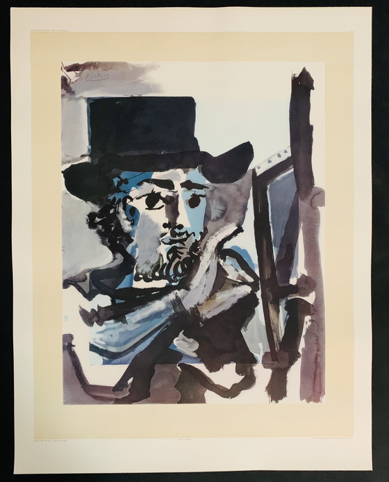 Image 1 of Pablo Picasso: "Painter At Work." Signed, 1968