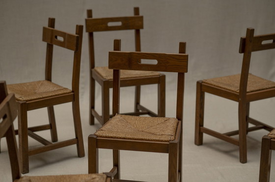 Image 1 of Brutalist Dining Chair Set