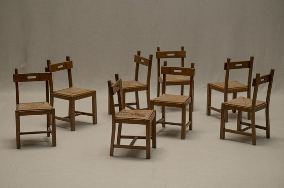 Image 1 of Brutalist Dining Chair Set