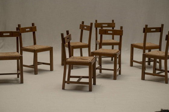 Image 1 of Brutalist Dining Chair Set