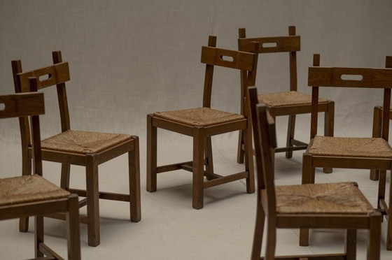 Image 1 of Brutalist Dining Chair Set