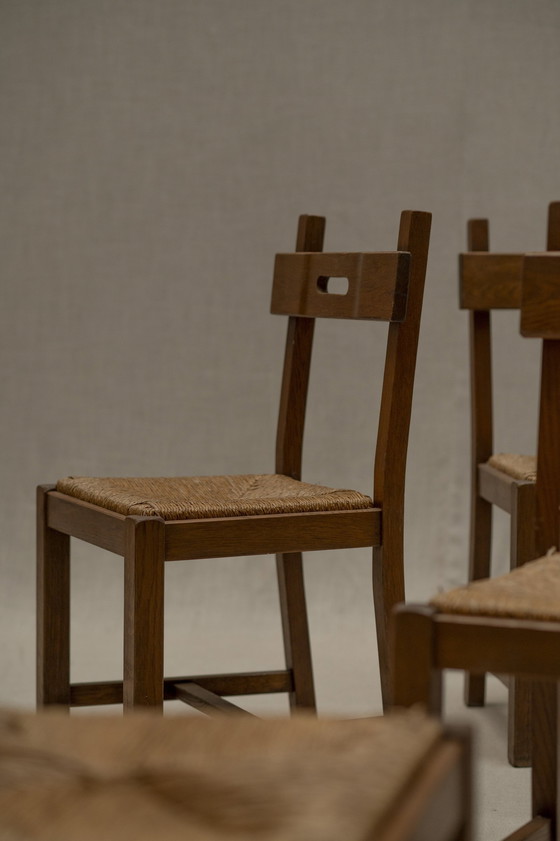 Image 1 of Brutalist Dining Chair Set