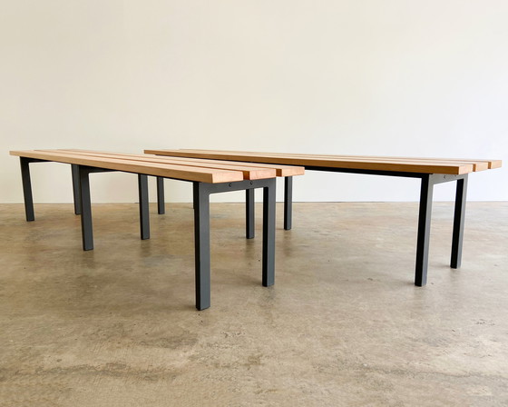 Image 1 of 2x van Esch Tertio bench by Gerard Kerklaan